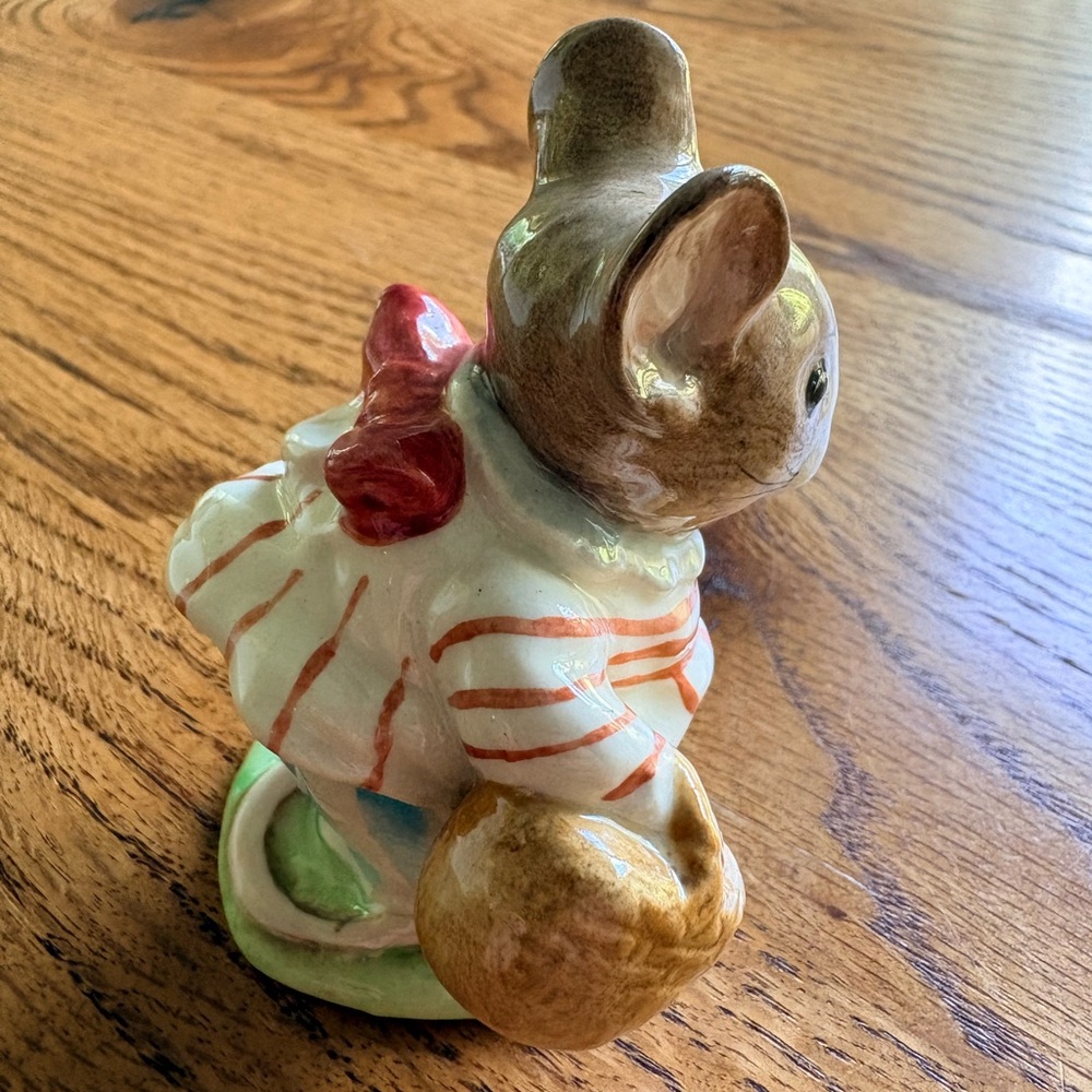 Beswick England old- 1948 Mrs Tittlemouse Beatrix Potter nursery figurine - Picture 7 of 12